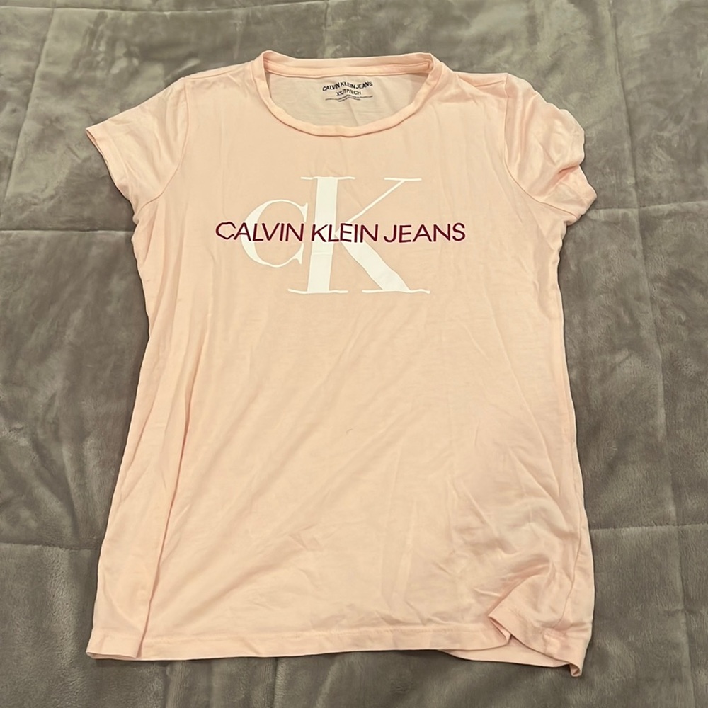 Calvin Klein pink t shirt